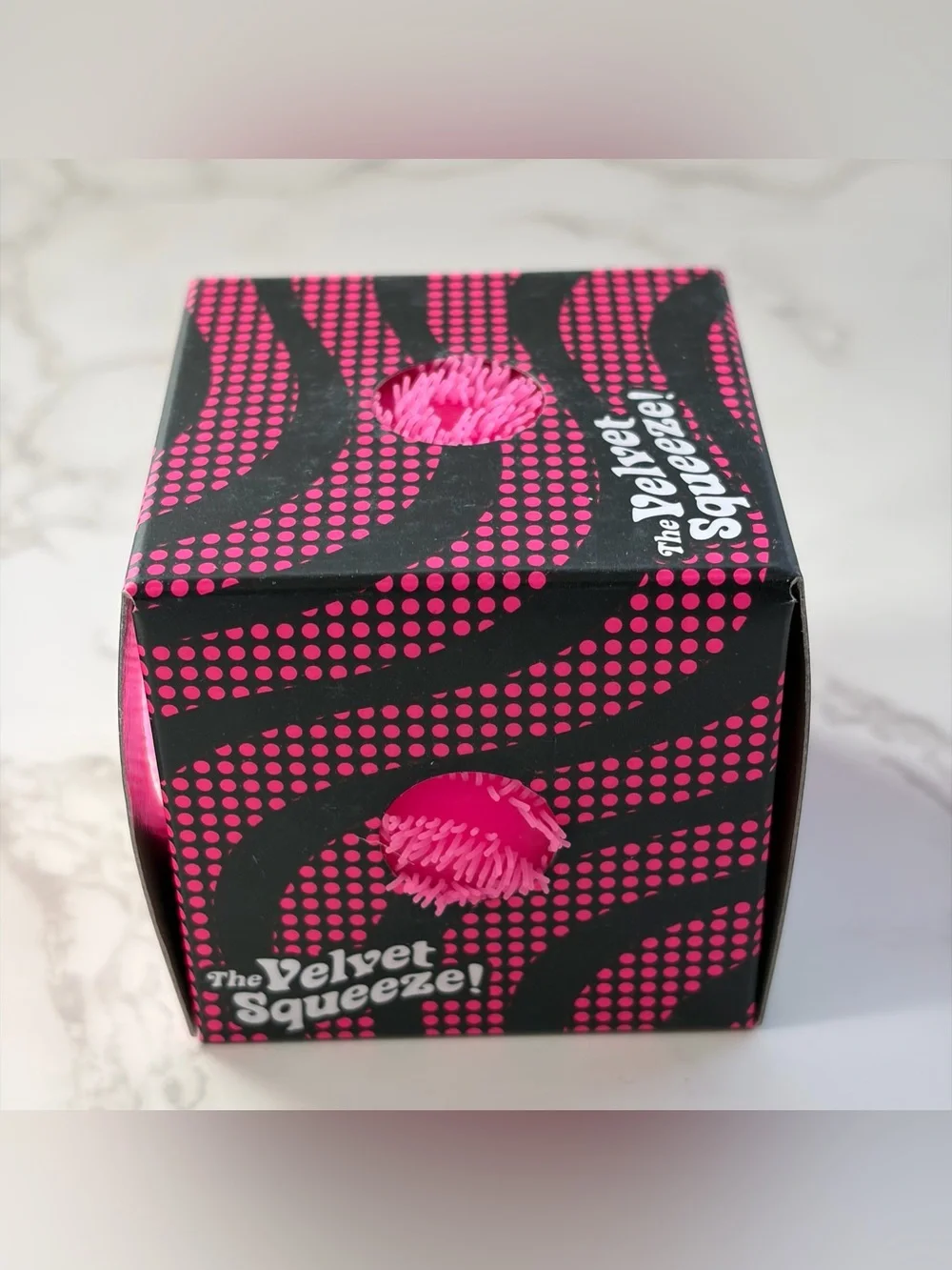 NeeDohFuzz Ball Flower Power The Velvet Squeeze NEE-DOH Fuzzball Pink NEW
